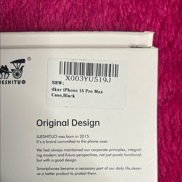 JUESHITUO Smartphone Case with Ring magnetic charger. iPhone 15 pro max. - Picture 2 of 2